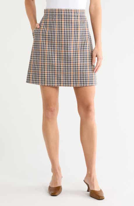 Checkered Miniskirt