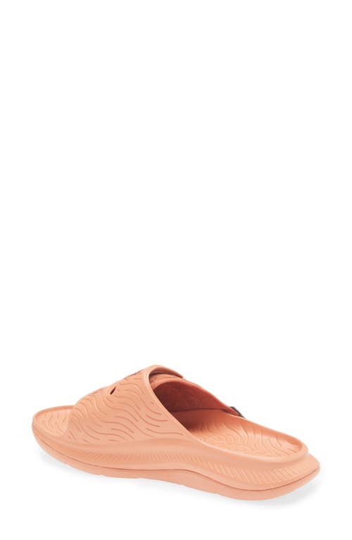 Hoka Gender Inclusive Ora Luxe Slide Sandal In Sun Baked/baked Clay