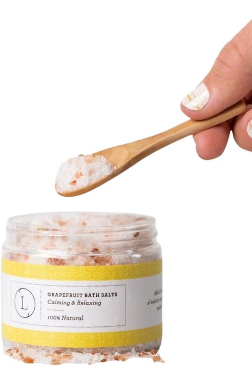 Lizush Grapefruit Natural Bath Salt Soak With Dead Sea, Epsom And Himalayan Salts