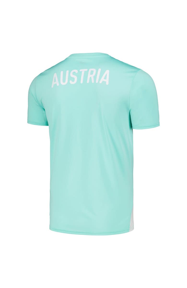 PUMA Men's Puma Mint Austria National Team 2023/24 Pre-Match Jersey, Alternate, color, 
