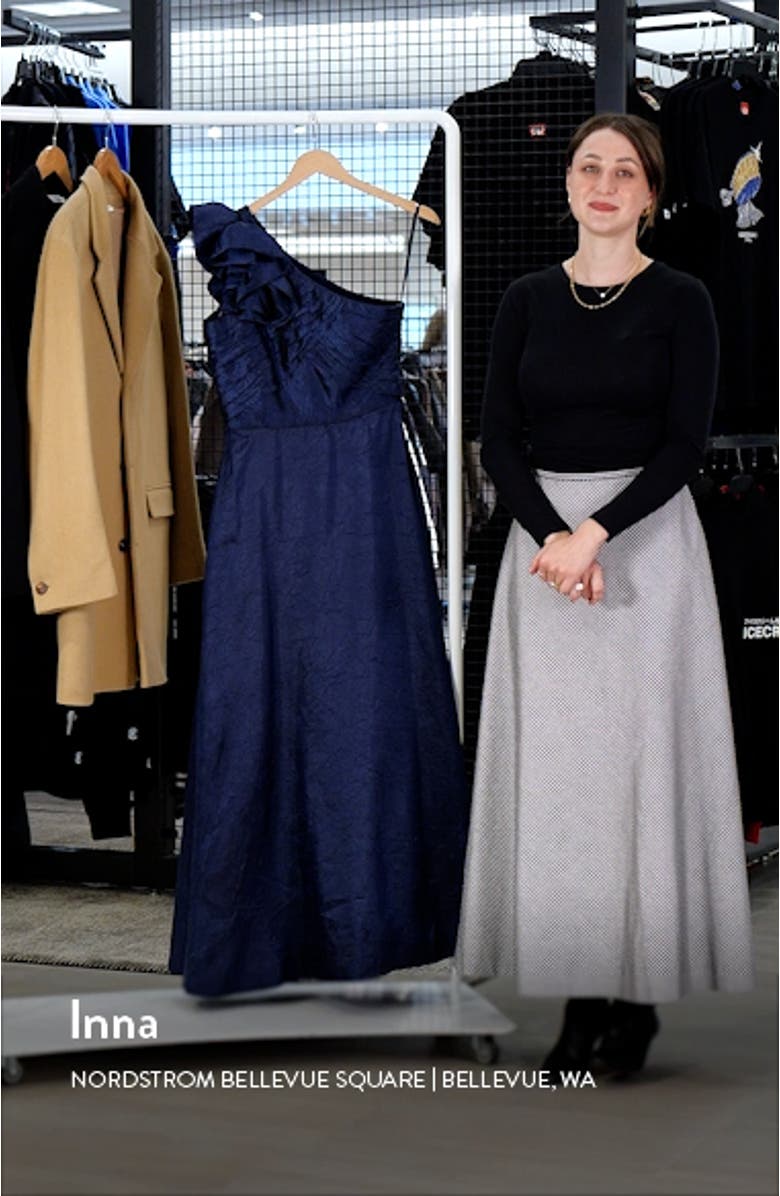 Rosette One-Shoulder Ball Gown, sales video thumbnail