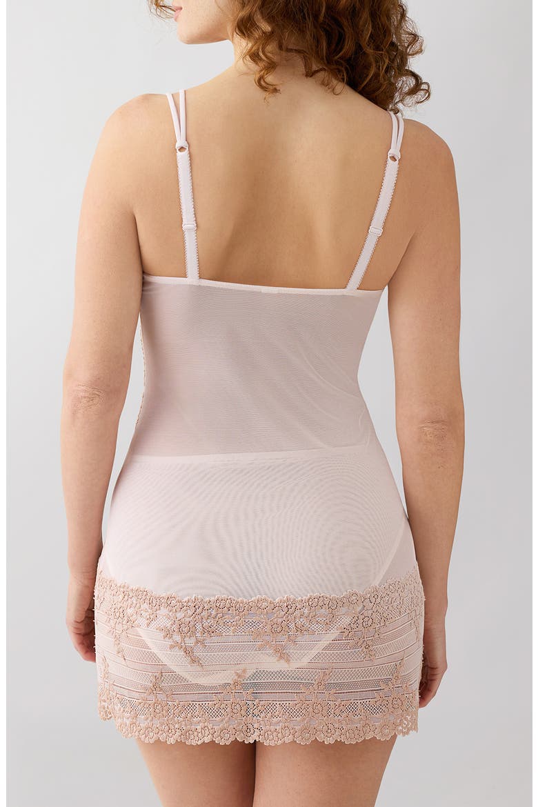 Embrace Lace® Chemise, Alternate, color, ANGEL WING/ ROSE DUST