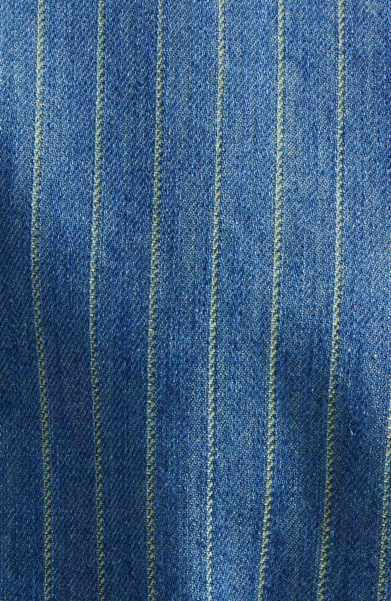 Smythe Hutton Stripe Denim Blazer, Alternate, color, 