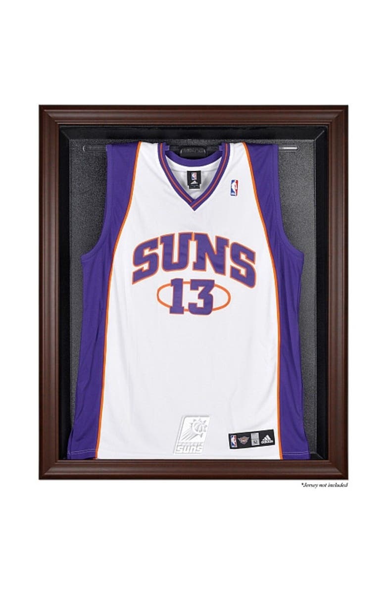 FANATICS AUTHENTIC Phoenix Suns Brown Framed Logo Jersey Display Case, Main, color, 