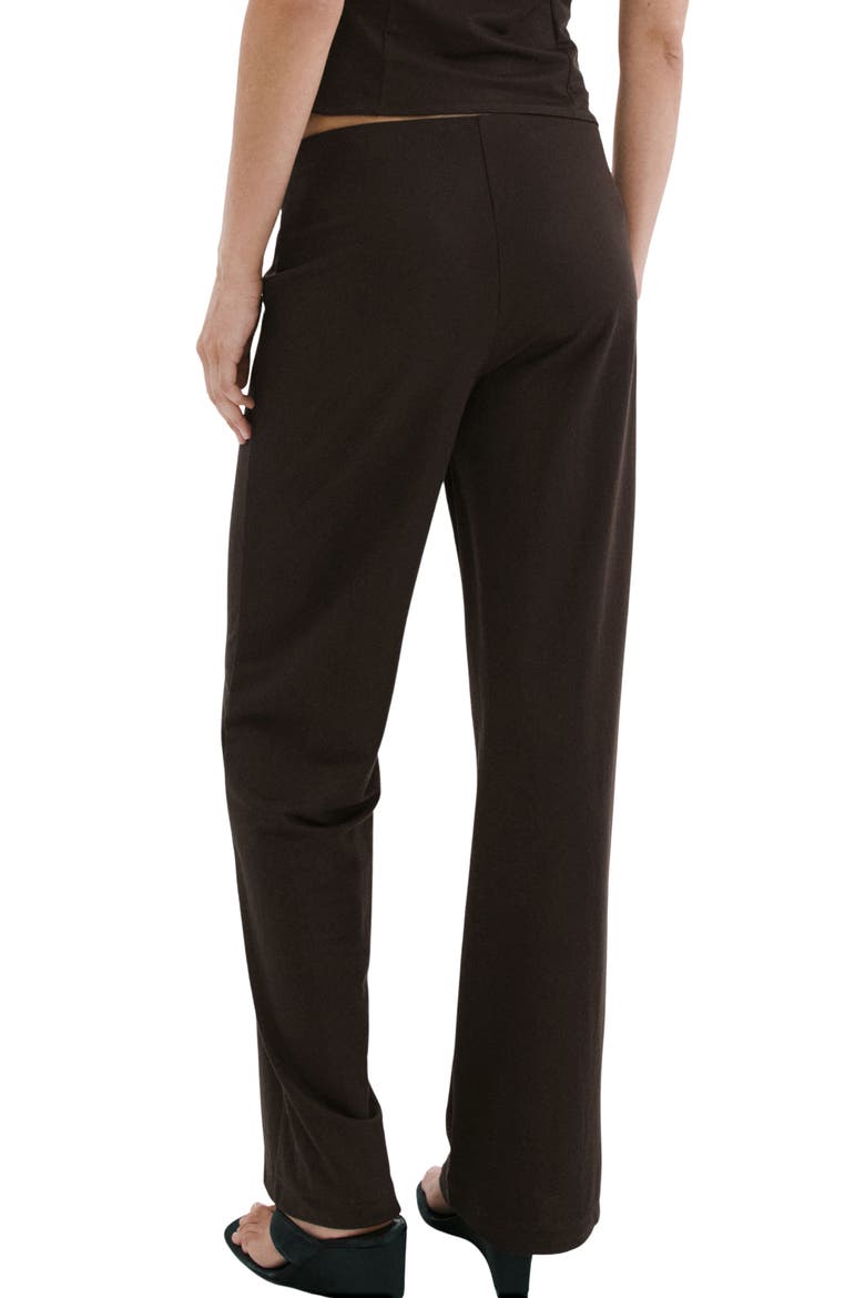 Straight Leg Pants, Alternate, color, BROWN