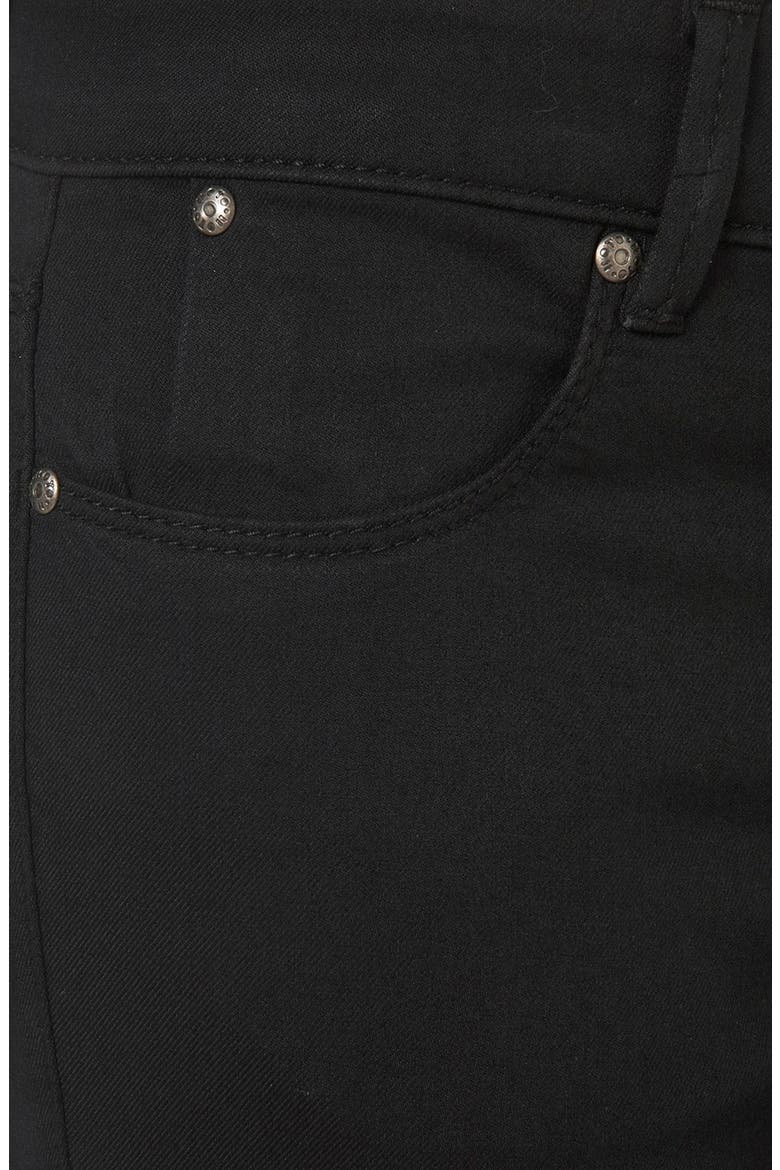 Moto 'Leigh' Skinny Ankle Jeans, Alternate, color, BLACK