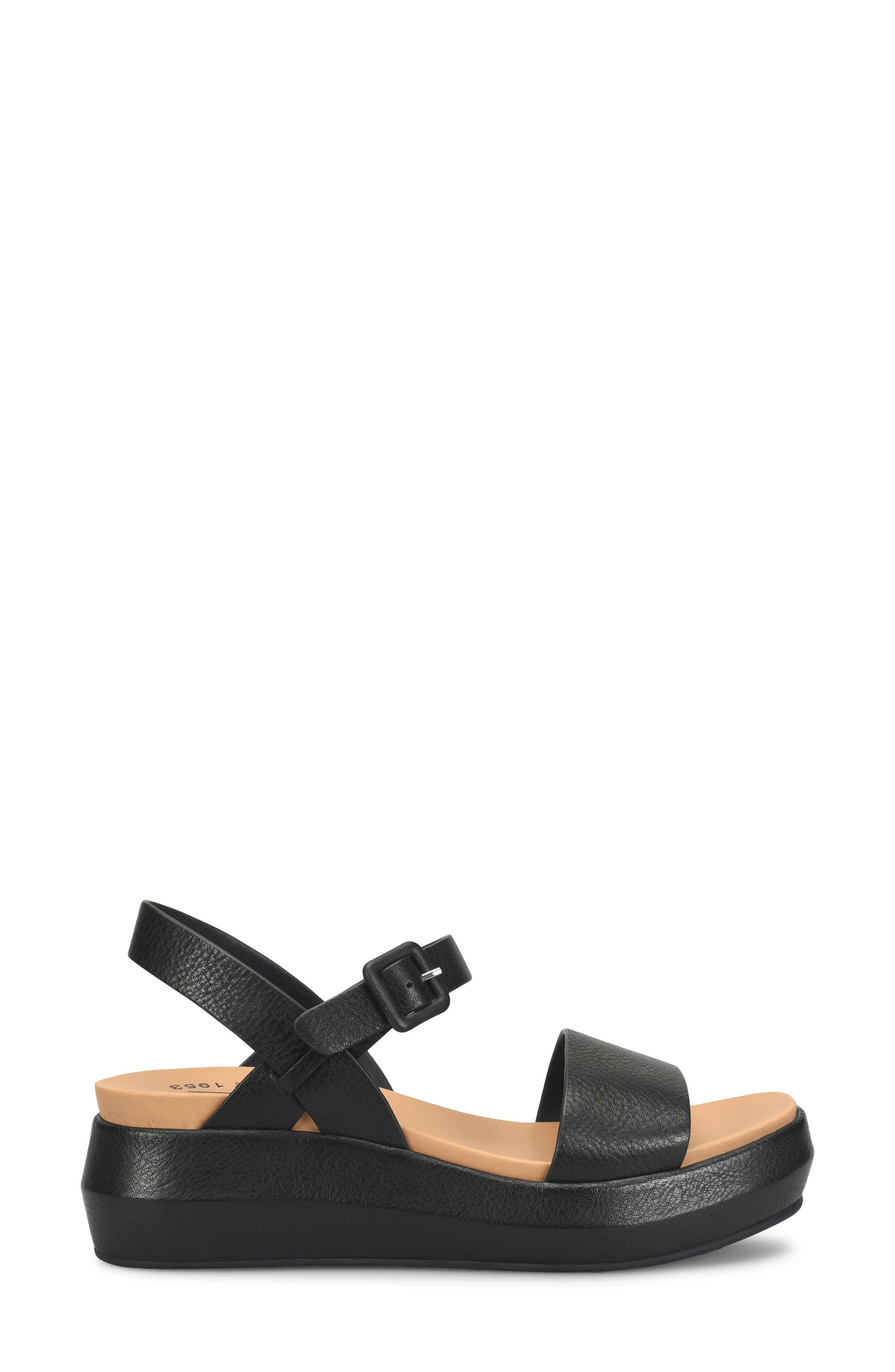 Kork-Ease<sup>®</sup> Hallie Platform Sandal, Alternate, color, Black Leather