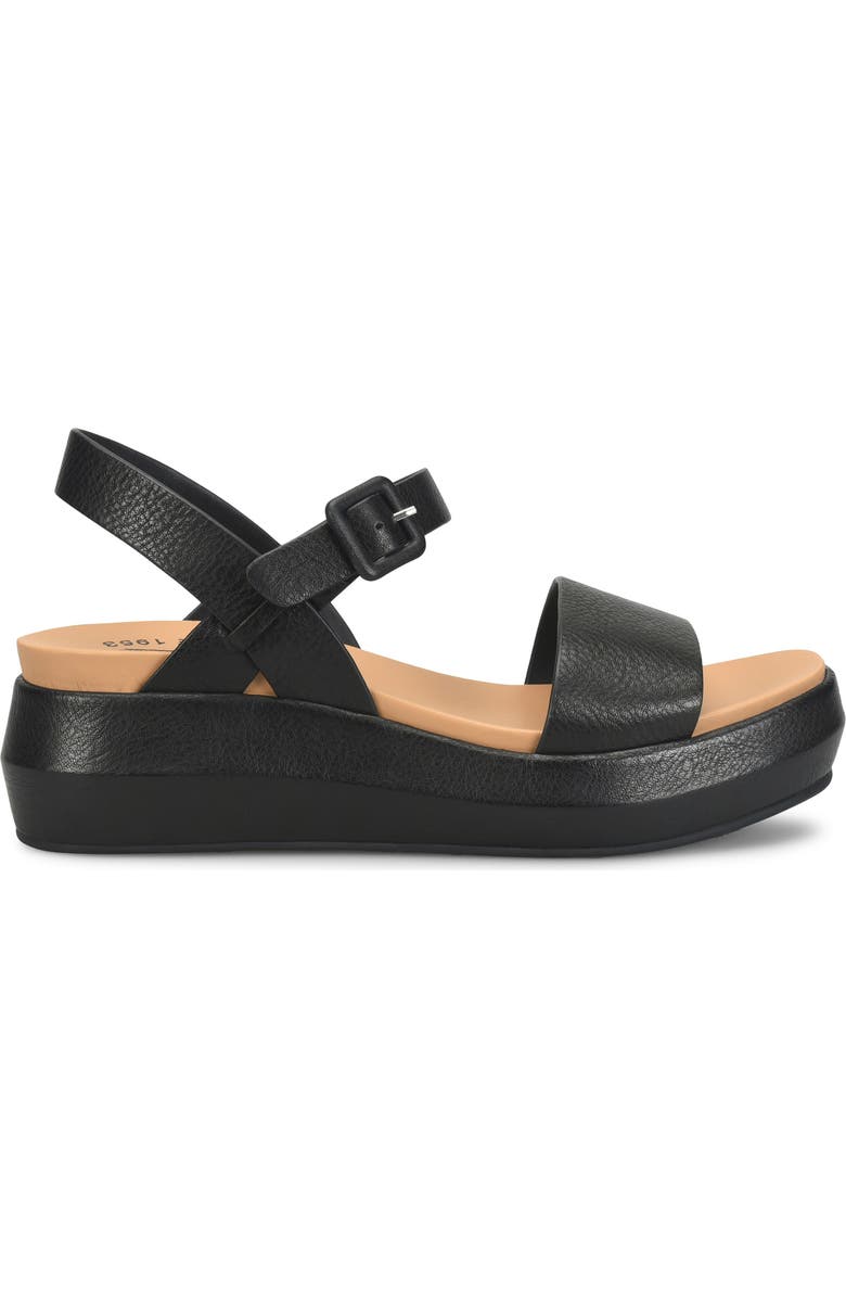 Kork-Ease<sup>®</sup> Hallie Platform Sandal, Alternate, color, Black Leather