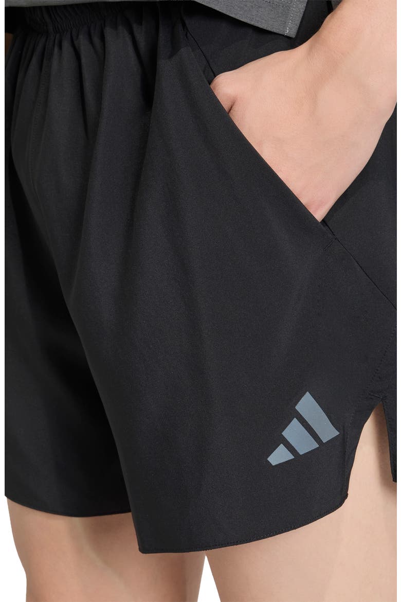 Adi365 Running Shorts, Alternate, color, BLACK/ GREY SIX