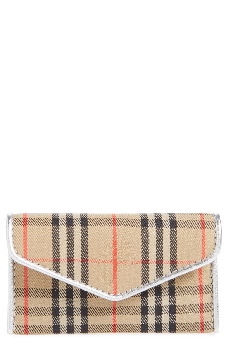 Burberry Small 1983 Check Envelope Card Case, Main, color, 