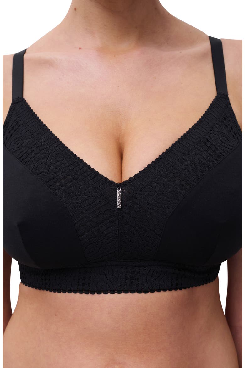 Easy Support Wireless Bra, Alternate, color, BLACK