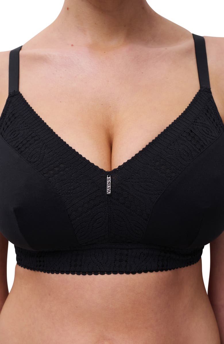 Chantelle Lingerie Easy Support Wireless Bra, Alternate, color, Black