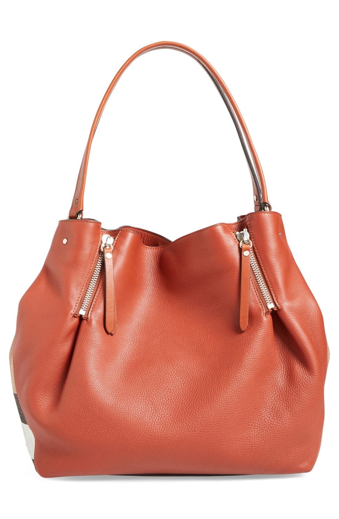 'Medium Maidstone' Leather Tote, Alternate, color, BURNT SIENNA