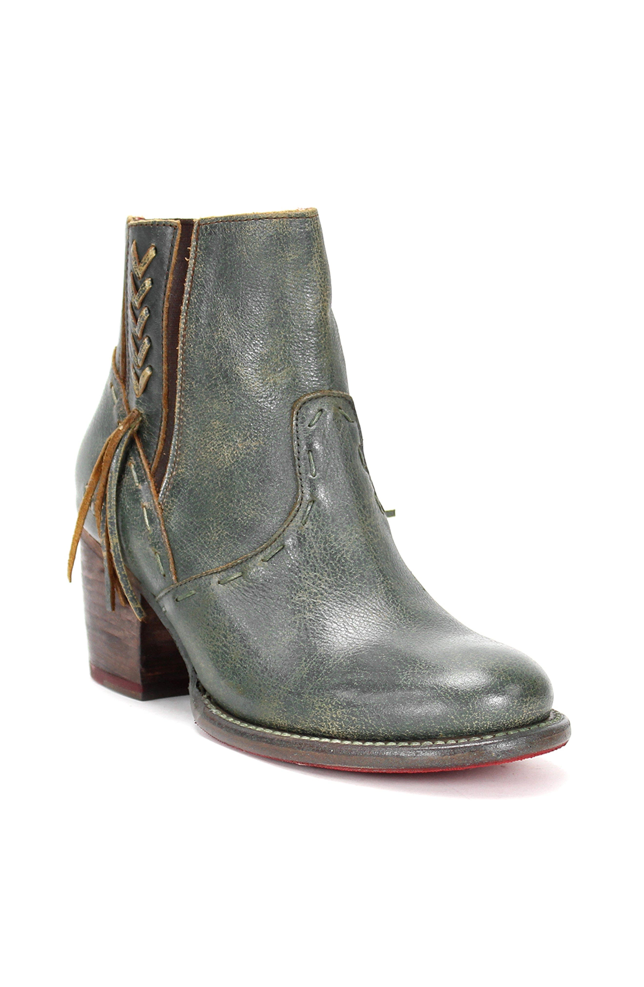 Bed Stu Celestine Western Boot, Main, color, Dark Teal Lux