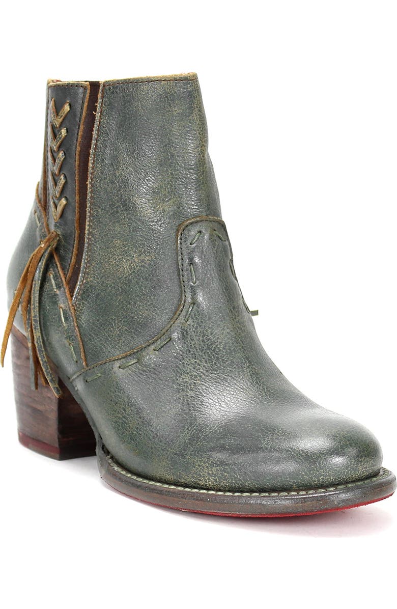 Bed Stu Celestine Western Boot, Main, color, Dark Teal Lux