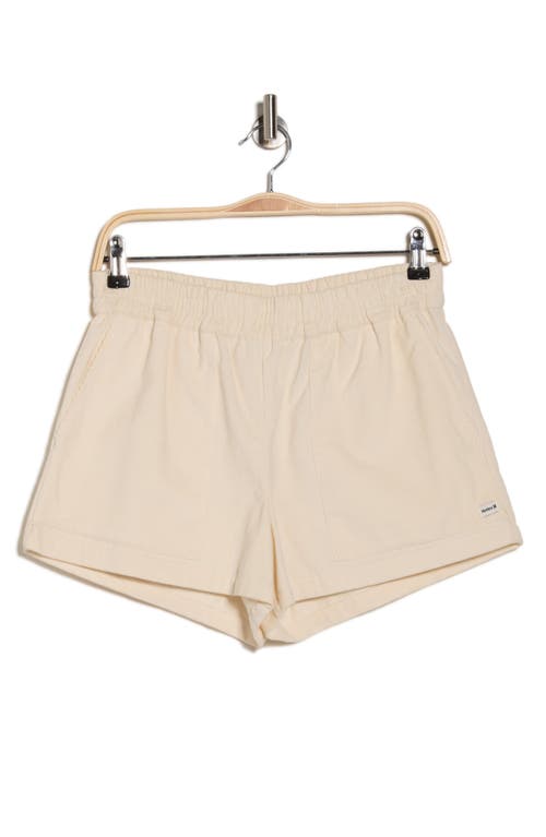 Hurley Wavy Days Twill Shorts In Neutral