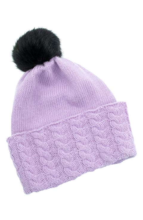Faux Pom Beanie