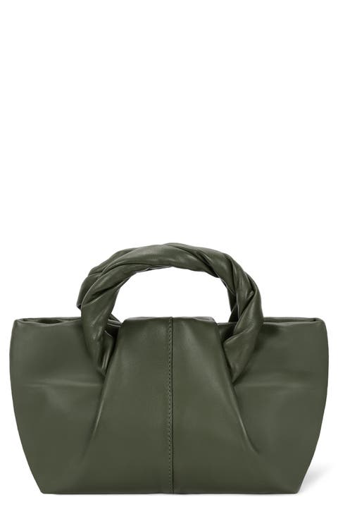 Cozy Small Leather Tote Bag