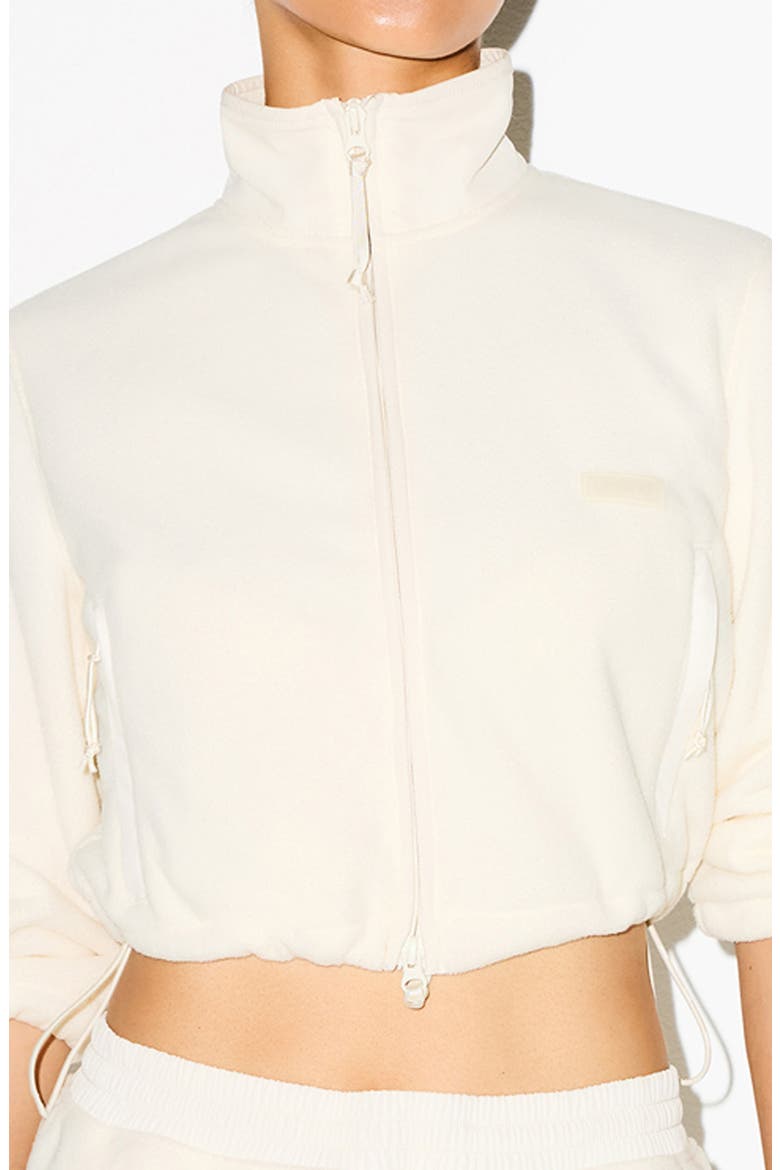 Shrunken Zip Jacket, Alternate, color, ECRU