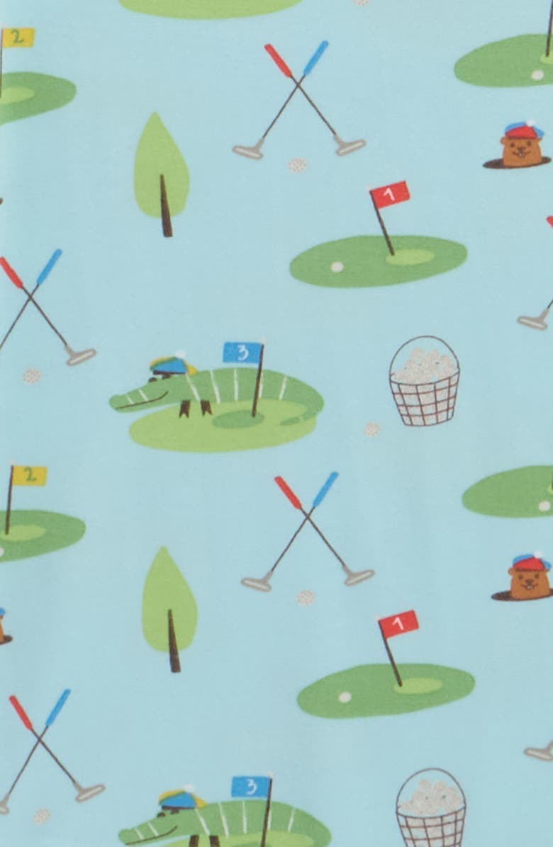 Magnetic Me Kids' Gopher It Short Sleeve Two-Piece Fitted Pajamas, Alternate, color, Gophr