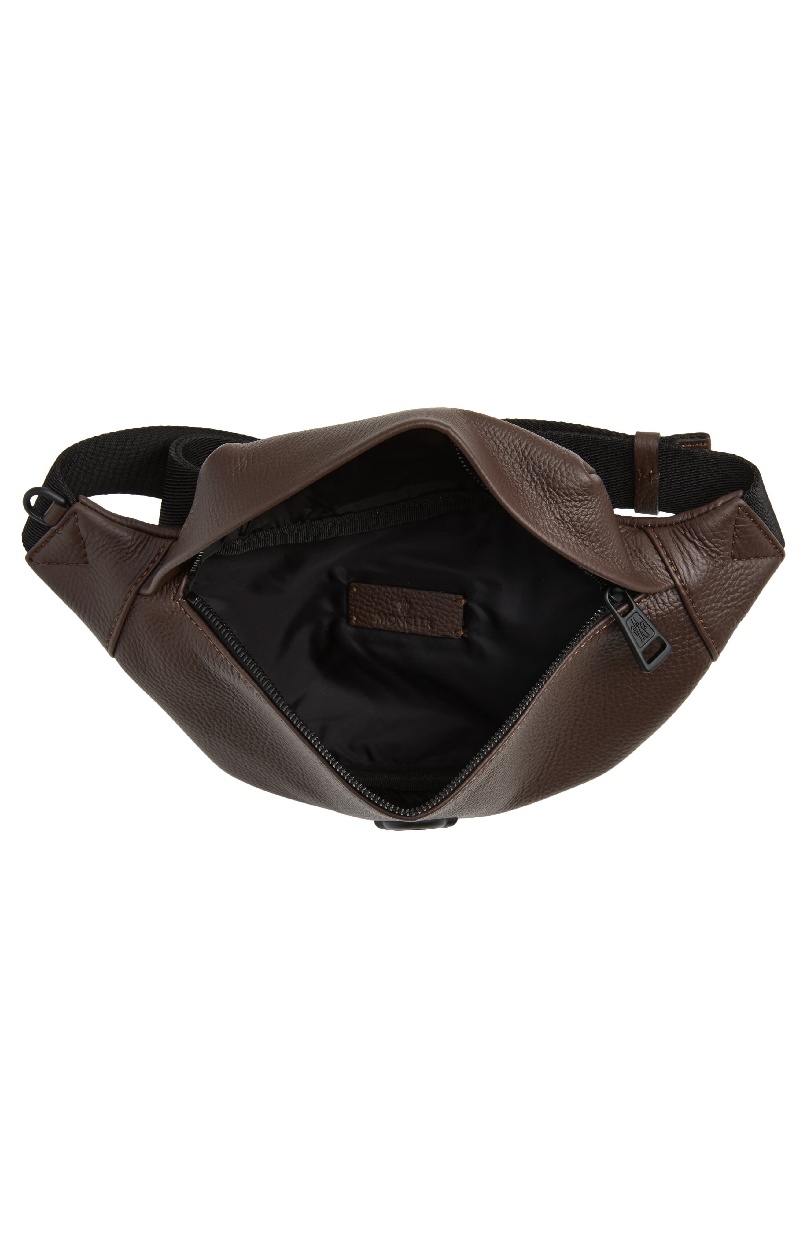 Small Durance Leather Belt Bag, Alternate, color, MARRON