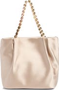 Dolce Vita Karol Rhinestone Strap Satin Handbag