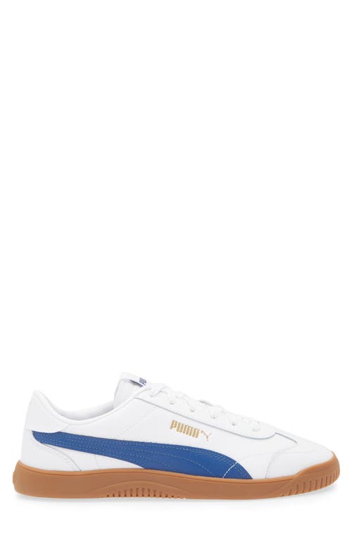 Puma Club 5v5 Sneaker In  White-clyde Royal-gold