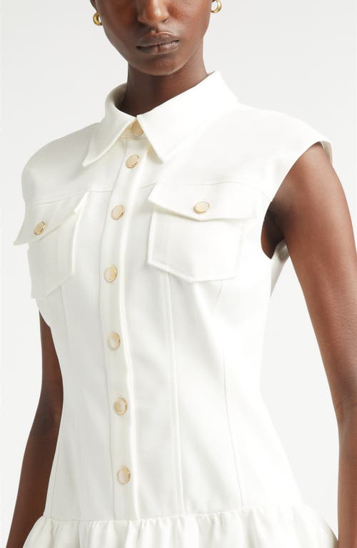 Ramy Brook Sofi Cap Sleeve Minidress In White