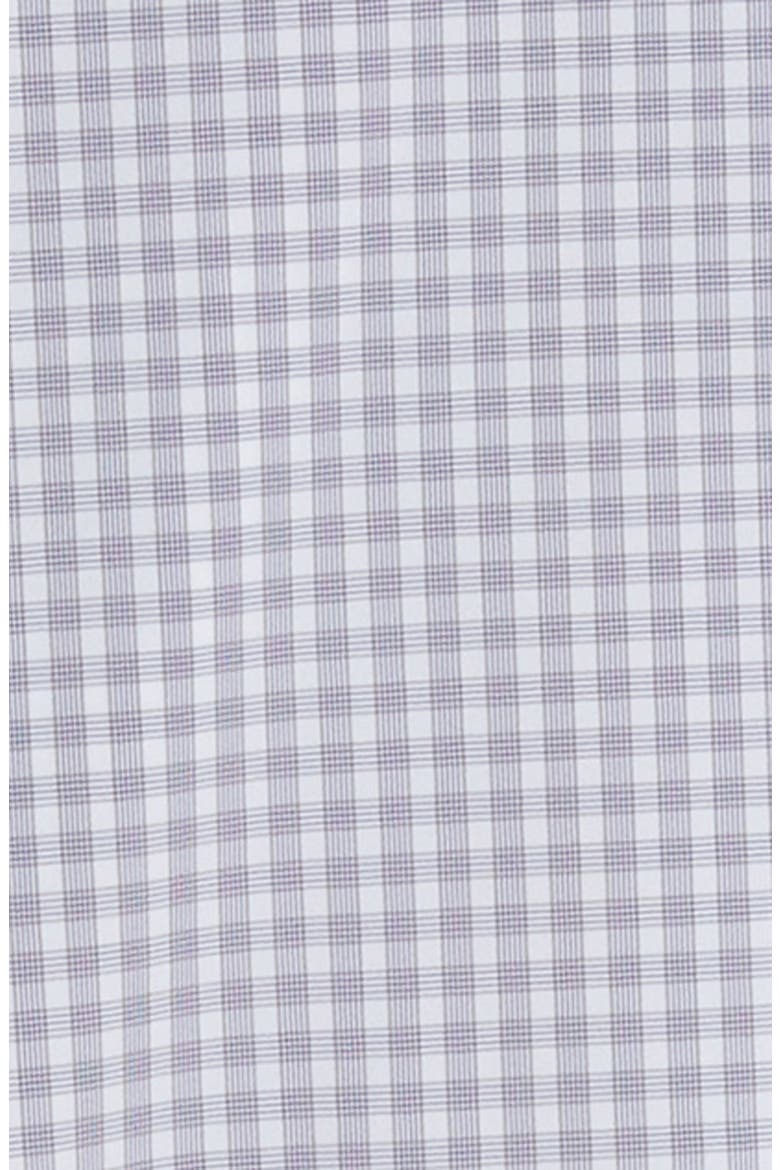Ryder Glen Trim Fit Plaid Button-Up Performance Sport Shirt, Alternate, color, GREY