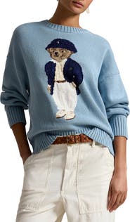 Polo Ralph Lauren Oversize Polo Bear Cotton Sweater
