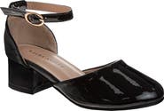 Laura Ashley Kids' Ankle Strap Block Heel Pump