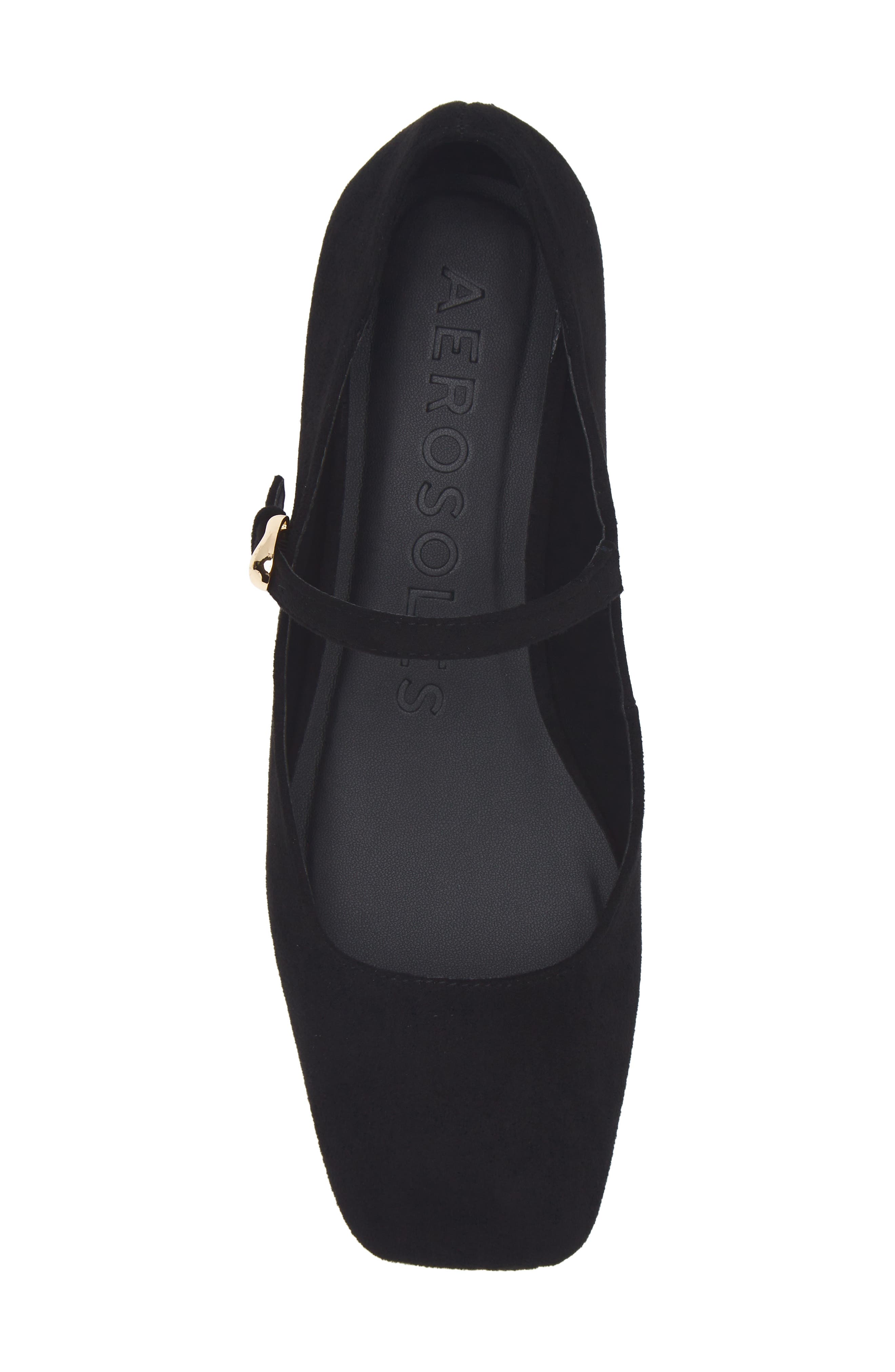 Aerosoles Isannah Mary Jane Pump, Alternate, color, Black Faux Suede