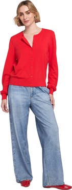 ELLE Collection Fine Gauge Light Weight Cardigan Sweater