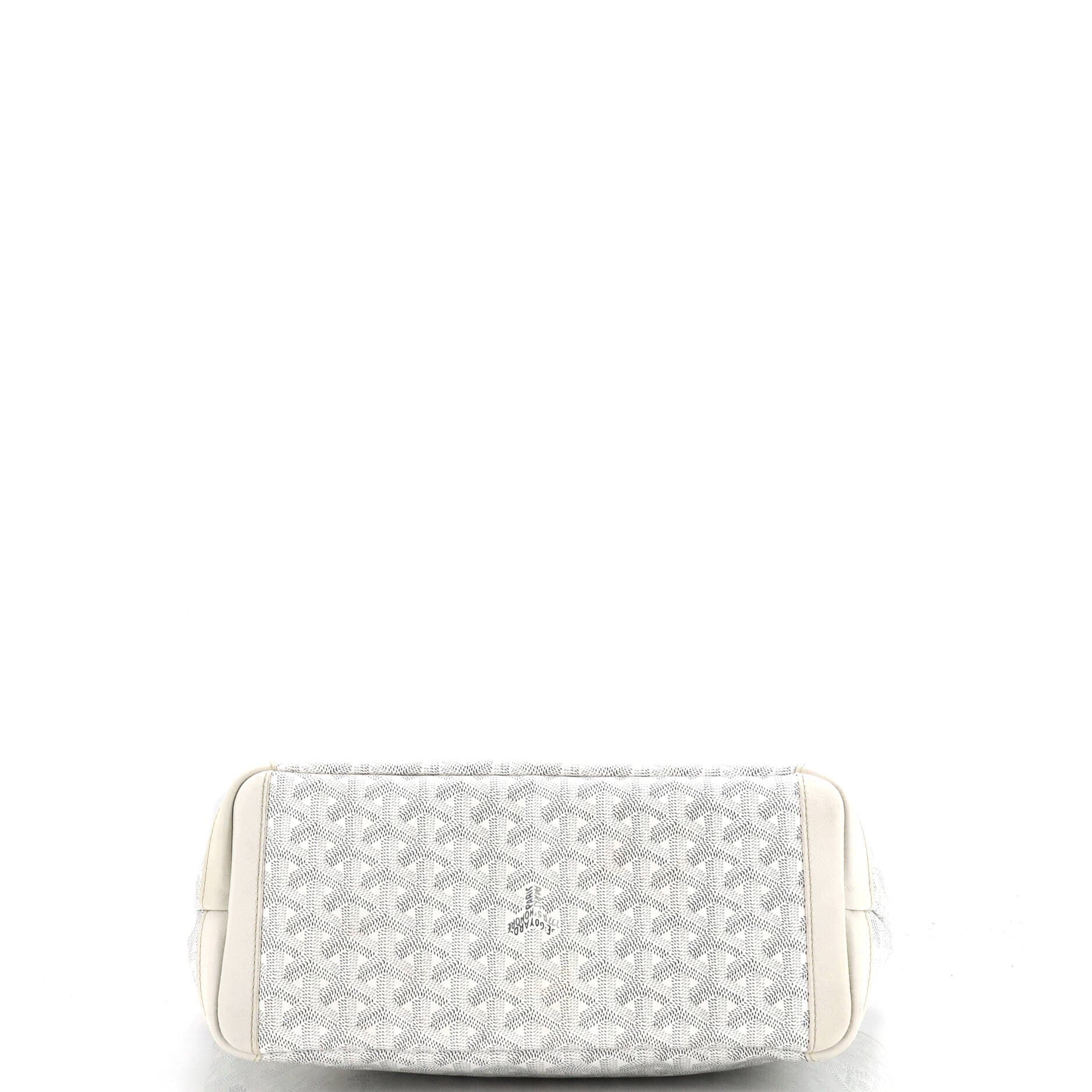 Pre-Owned Goyard Artois Tote Coated Canvas MM, Alternate, color, White