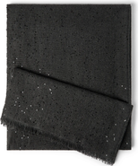 Brunello Cucinelli Cashmere and silk Diamond yarn scarf