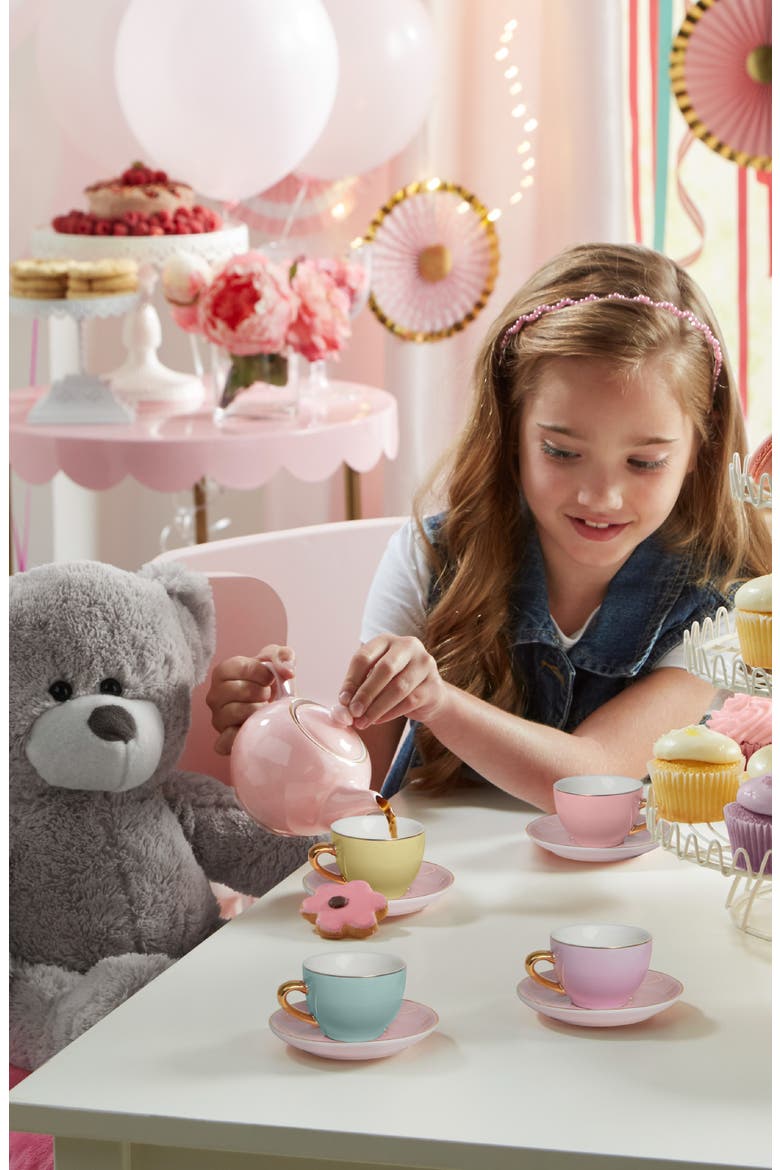 Ceramic Tea Party Playset, Alternate, color, LIGHT/ PASTEL PINK