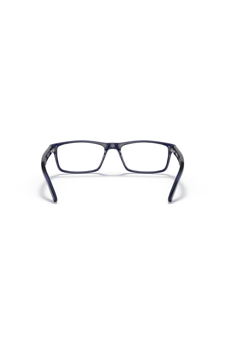 56mm Rectangle optical glasses, Alternate, color, Blue
