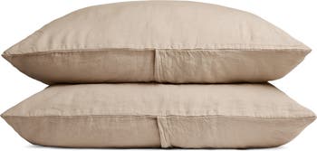 Set of 2 Linen Pillowcases