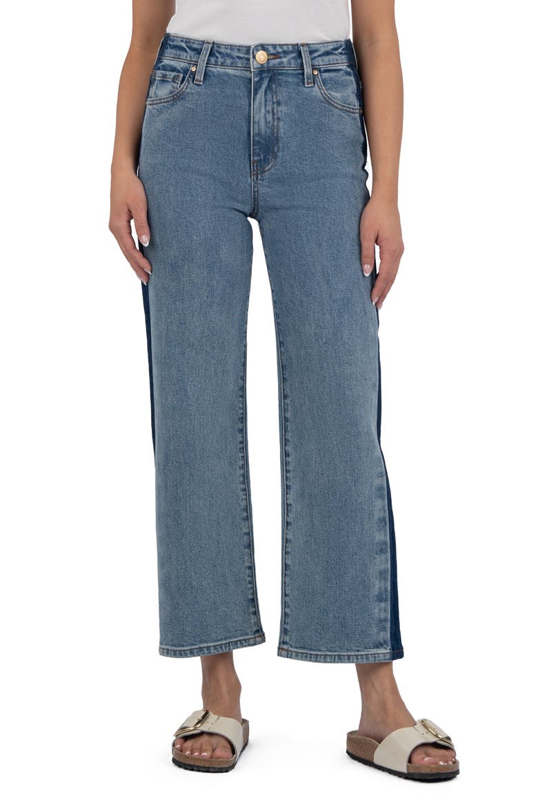High Waist Wide Leg Jeans, Main, color, INTENSE