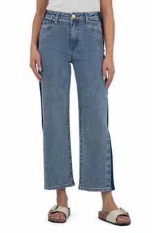 KUT from the Kloth High Waist Wide Leg Jeans