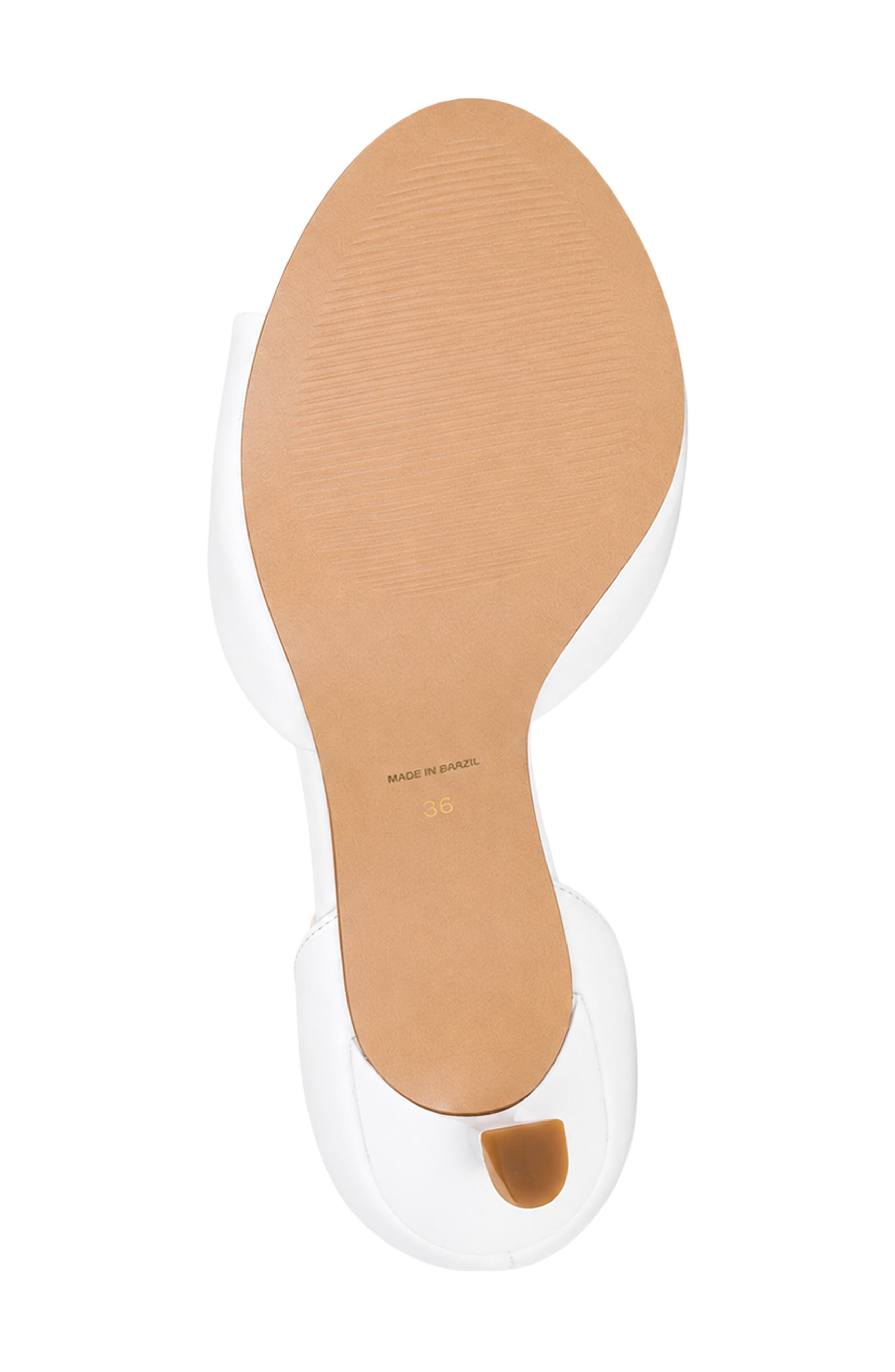 Korsia Ankle Strap Sandal, Alternate, color, WHITE