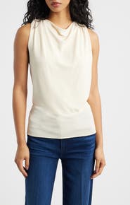 MANGO Juliete Cowl Neck Tank
