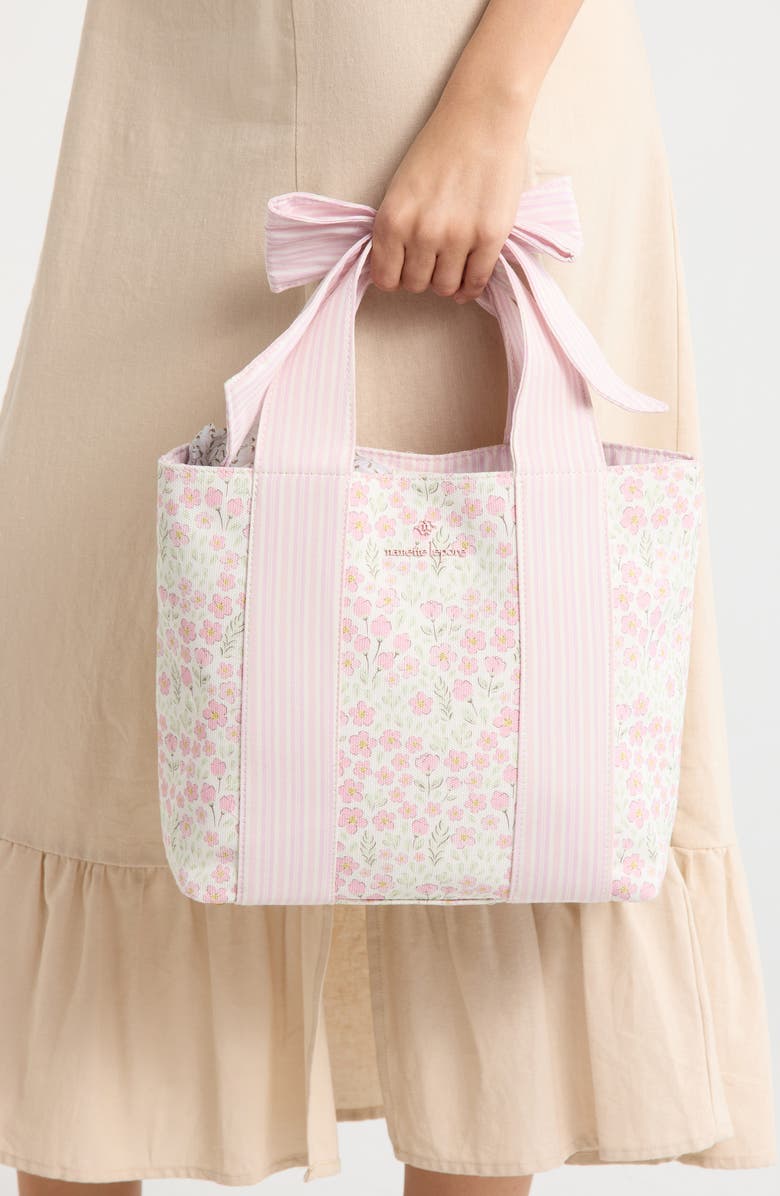 Nanette Lepore Bow Handle Tote, Alternate, color,