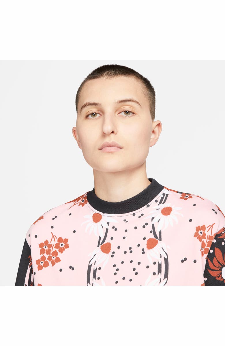 Nike Garden Party Mix Print Cotton T-Shirt, Alternate, color, 