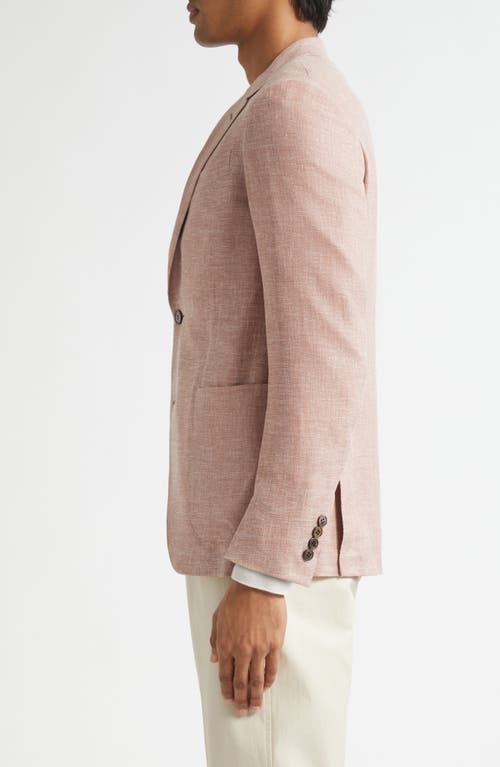 ZEGNA ZEGNA CROSSOVER LINEN, WOOL & SILK BLEND SPORT COAT 