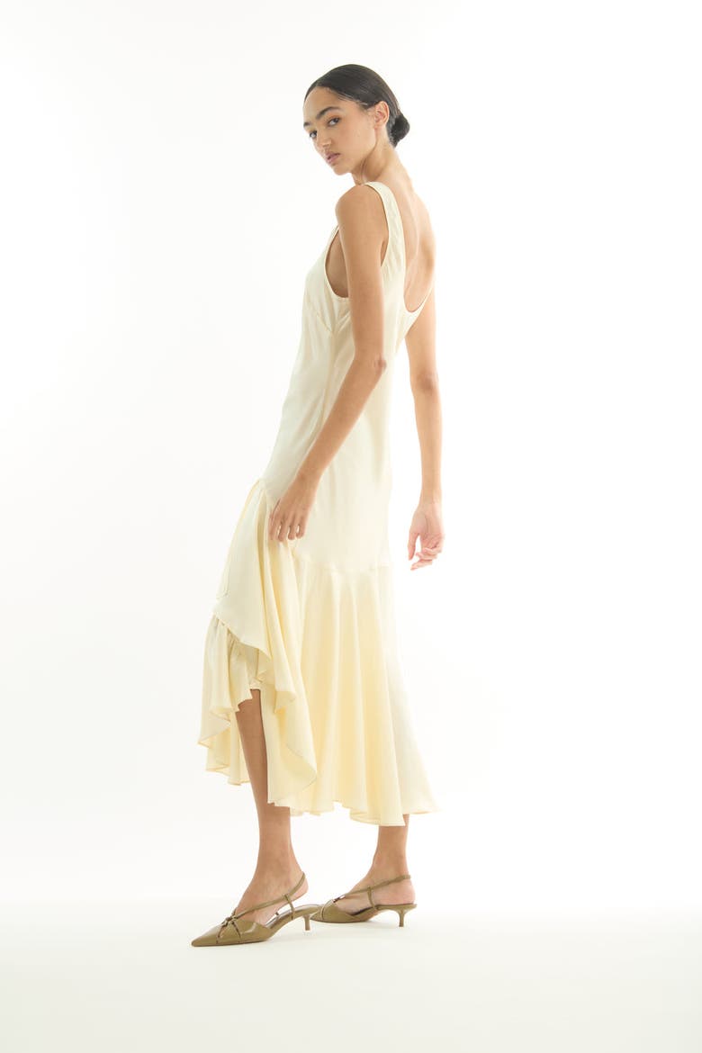 Evelyn Dress, Alternate, color, Vintage Crème