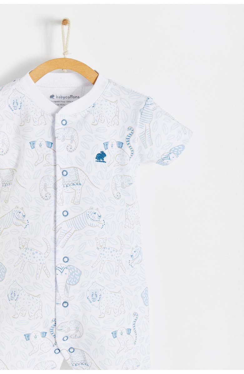 Babycottons Premium Peruvian Pima Cotton Manji Short Romper for Infant, Alternate, color, 