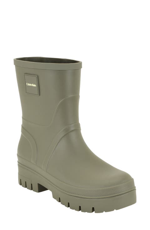 Driz Waterproof Lug Sole Rain Boot