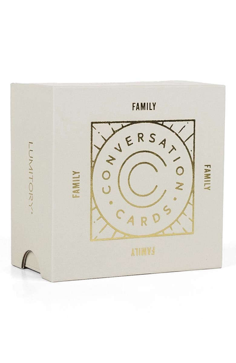 Lumitory Family Conversation Cards, Main, color, Champagne