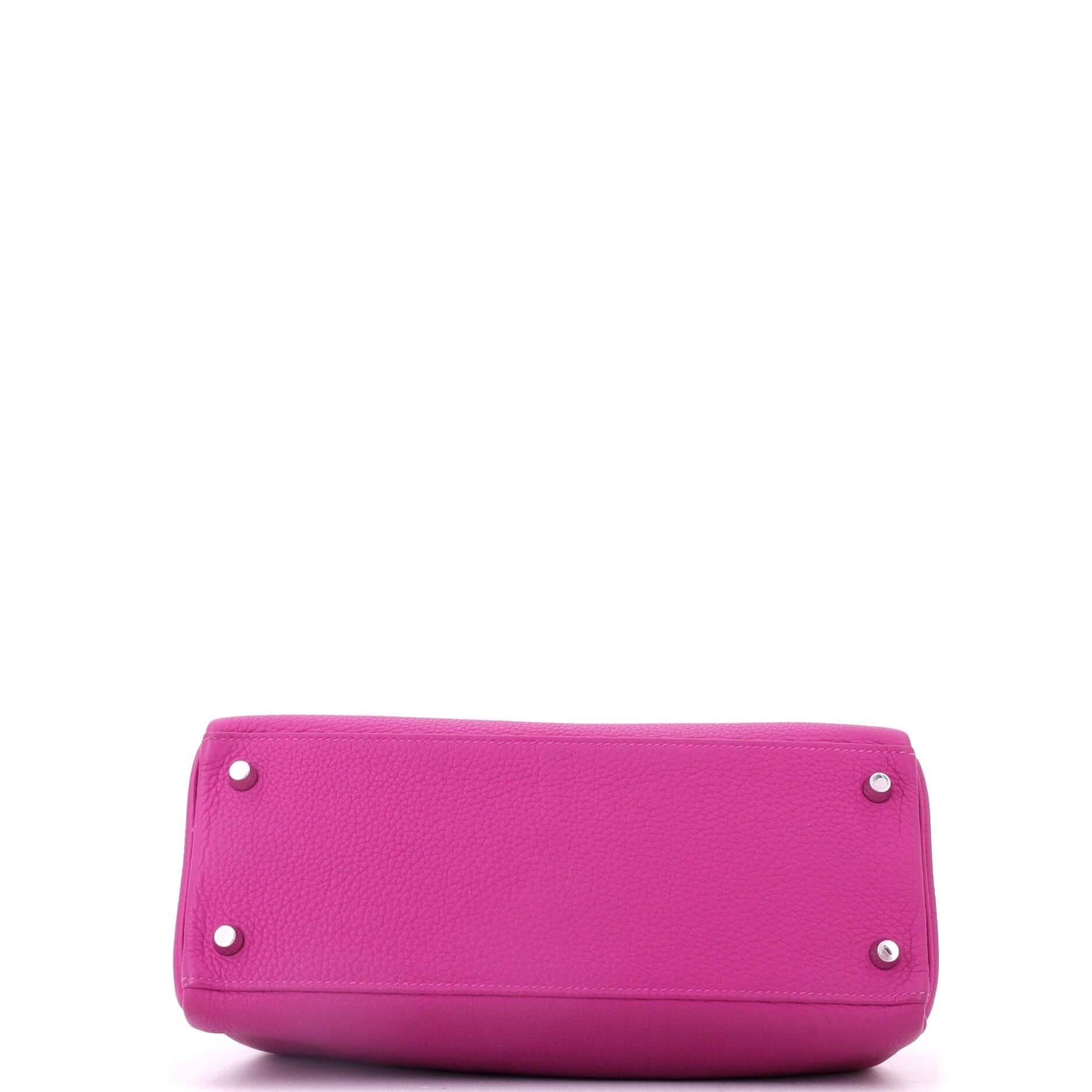 Kelly Handbag Pink Togo with Palladium Hardware 28, Alternate, color, Rose Pourpre